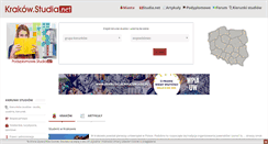Desktop Screenshot of krakow.studia.net
