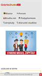 Mobile Screenshot of gdynia.studia.net