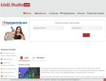 Tablet Screenshot of lodz.studia.net