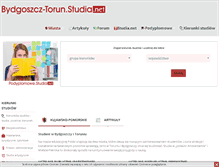 Tablet Screenshot of bydgoszcz-torun.studia.net