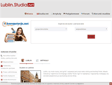 Tablet Screenshot of lublin.studia.net