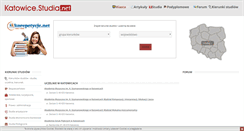 Desktop Screenshot of katowice.studia.net