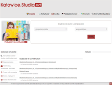 Tablet Screenshot of katowice.studia.net